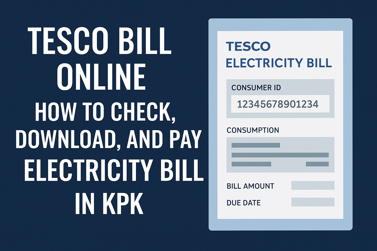 Tesco Bill